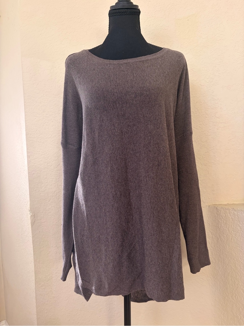 Miracle Brown Heather Knit Top